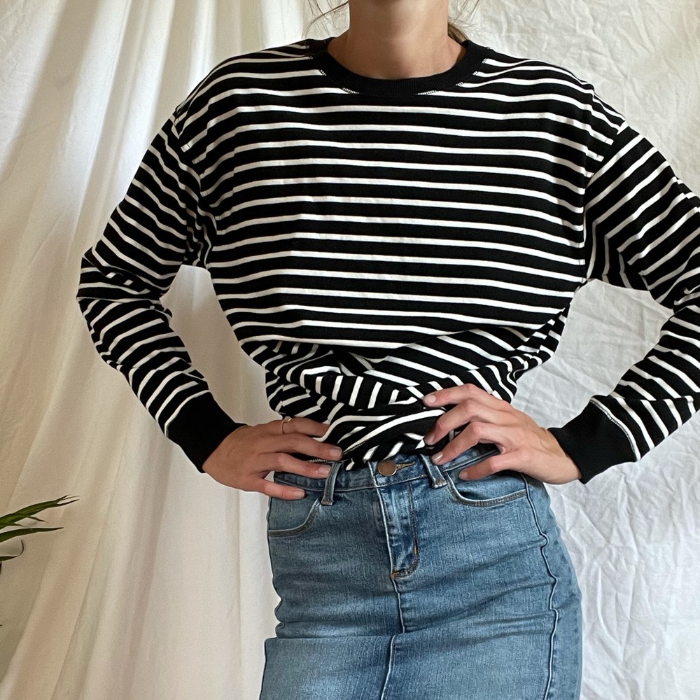 Zara striped long sleeve